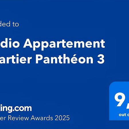 Studio Appartement Quartier Pantheon 3 Free Netflix Paris Exteriör bild